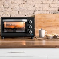 Mini rúra Cecotec Bake&Toast 2300 Black, 23 l, 1500 W, 230 °C, gril a kombinované režimy ohrevu, dvojité sklenené dvierka, 60-minútový časovač, tácka na omrvinky 6