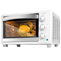 Cuptor electric Cecotec Bake&Toast 3090 White Gyro, 30 L, 1500 W, 5 funcții, rotisor, iluminare interioară, convecție, tavă pentru firimituri 1