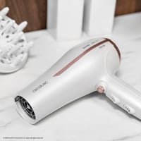 Cecotec Bamba IoniCare 5200 Aura 2300W ionos hajszárító diffúzorral és koncentrátorral - White, Motor DC 9