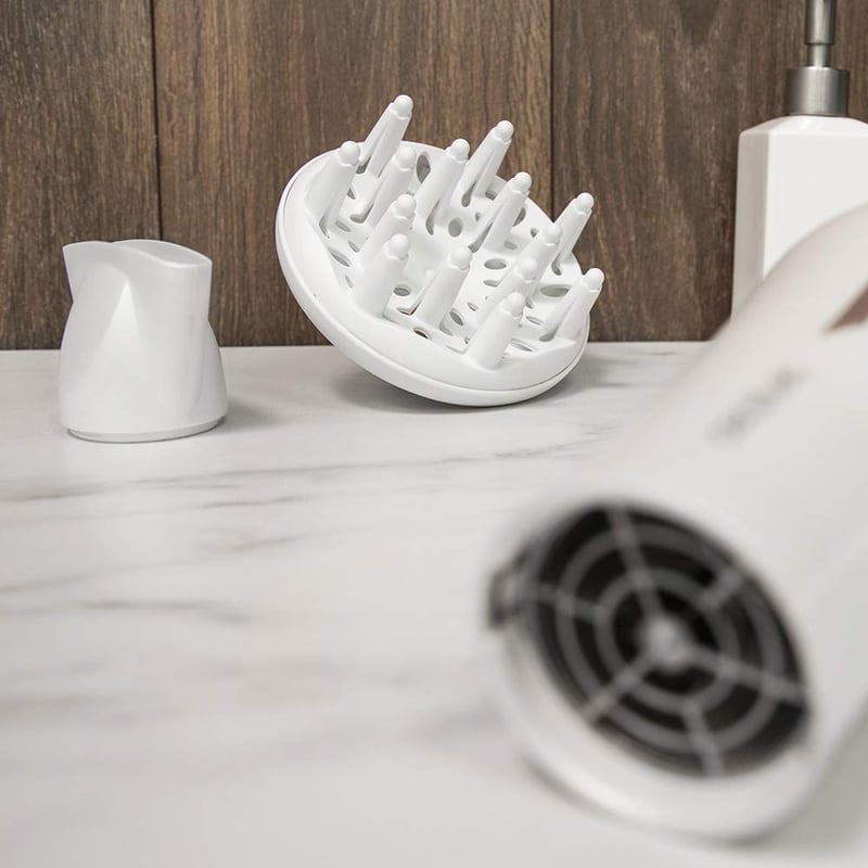 Cecotec Bamba IoniCare 5200 Aura 2300W ionos hajszárító diffúzorral és koncentrátorral - White, Motor DC