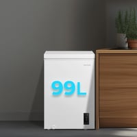 Ladă frigorifică orizontală Cecotec Bolero CoolMarket Chest 99P albă, 99L, control electronic LED, Fast Freezing, ușă ZeroG, compactă 3