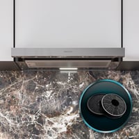 Cecotec Bolero Flux TLM 606500 Teleszkópos Páraelszívó 60 cm Inox, 165 W Motor, 650 m3/h Szívóteljesítmény, Mechanikus Vezérlés, 2 Fokozat, Szénszűrő 8