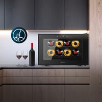 Cecotec Bolero GrandSommelier 800H CoolCrystal E bortároló - 8 palack, fekete 3