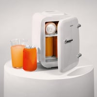 Prenosná mini chladnička s ohrevom Cecotec Bolero MiniCooling 4L, 12V-220V, do auta a karavanu, 5-65°C, Havanna White 4