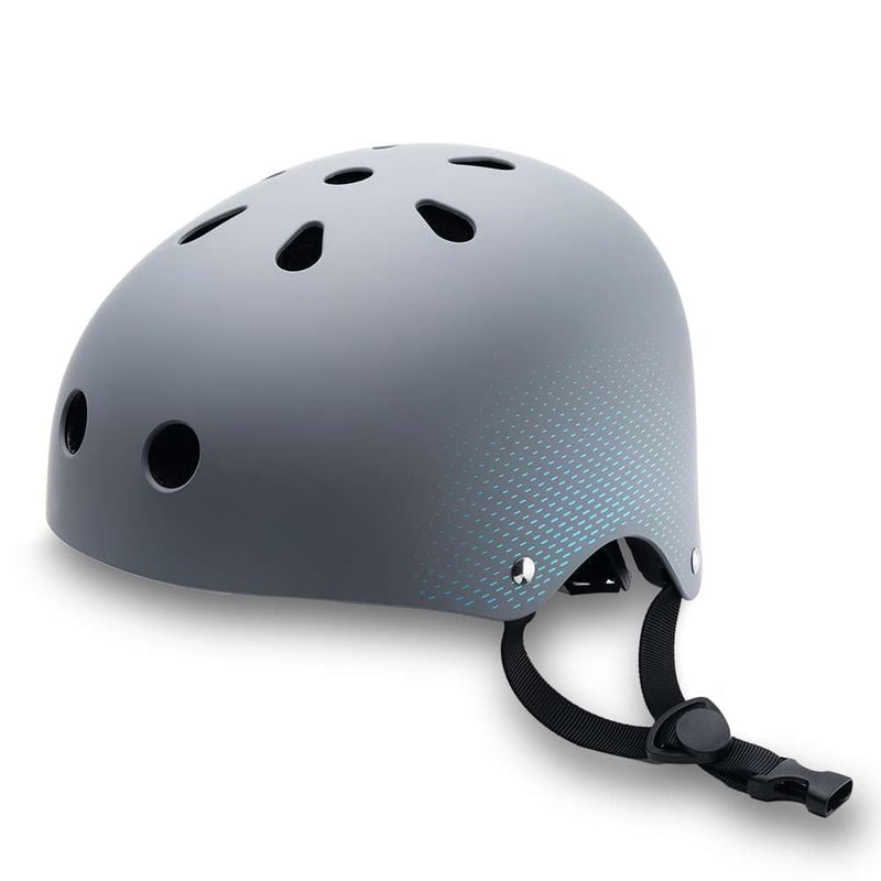 Cyklistická a kolobežková prilba Cecotec BrainGuard Urban, veľkosť S-M (56-58 cm), sivá, homologizovaná, maximálna bezpečnosť