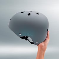 Cyklistická a kolobežková prilba Cecotec BrainGuard Urban, veľkosť S-M (56-58 cm), sivá, homologizovaná, maximálna bezpečnosť 9