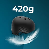 Cască pentru bicicletă și trotinetă electrică Cecotec BrainGuard Urban, mărimea S-M (56-58 cm), negru, omologată, siguranță maximă 5