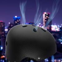 Cască pentru bicicletă și trotinetă electrică Cecotec BrainGuard Urban, mărimea S-M (56-58 cm), negru, omologată, siguranță maximă 7
