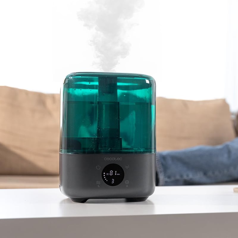 Cecotec Breezecare 2900 okos párásító távirányítóval, 4,5L tartály, érintőképernyő, 8 órás időzítő