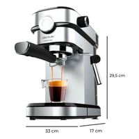 Pákový kávovar Cecotec Cafelizzia 790 Steel Pro, 20 bar, 1350 W, 1,1 l – nerezový 2
