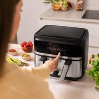 Cecotec Cecofry Dual 9000 Forrólevegős Sütő 9L Osztható Kosárral, 2850W, Digitális Érintőpanel, Kettős Hőmérséklet-szabályozás, 6 Üzemmód 5