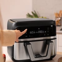 Cecotec Cecofry Dual 9000 Forrólevegős Sütő 9L Osztható Kosárral, 2850W, Digitális Érintőpanel, Kettős Hőmérséklet-szabályozás, 6 Üzemmód 7