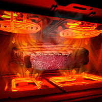 Friteuză cu aer cald Cecotec Cecofry&Grill Duoheat 10000, 10 L, 2800 W, cu fereastră de vizualizare, gătire cu conținut scăzut de grăsimi 5