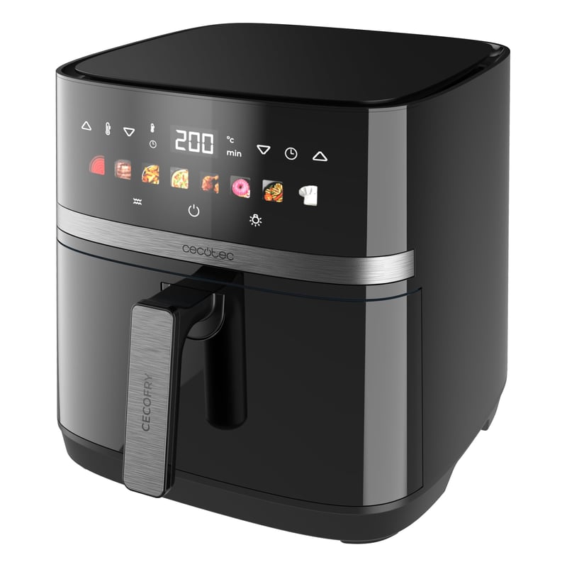 Teplovzdušná fritéza Cecotec Cecofry&Grill Duoheat 8000 s dvojitým grilom, 8 litrov, 2200 W, fritéza
