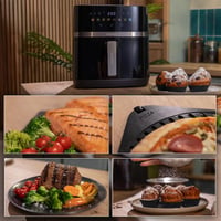 Teplovzdušná fritéza Cecotec Cecofry&Grill Duoheat 8000 s dvojitým grilom, 8 litrov, 2200 W, fritéza 3