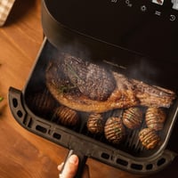 Friteuză cu aer cald Cecotec Cecofry & Grill Smokin' 4500, fără ulei, 4,5 L - Funcție Grill, Plancha, Afumătoare, Rezistență dublă, Gătire uniformă 10