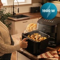 Friteuză cu aer cald Cecotec Cecofry & Grill Smokin' 4500, fără ulei, 4,5 L - Funcție Grill, Plancha, Afumătoare, Rezistență dublă, Gătire uniformă 9