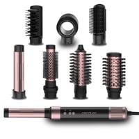 Cecotec CeramicCare AirGlam Black 8 az 1-ben hőlégfúvós hajkefe, 1400 W, Coanda - fekete 1