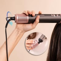 Cecotec CeramicCare AirGlam Black 8 az 1-ben hőlégfúvós hajkefe, 1400 W, Coanda - fekete 9