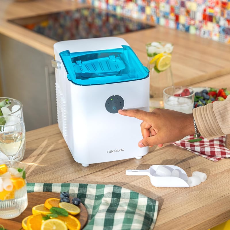 Cecotec Chillin' Ice 1200 Go jégkészítő gép 12 kg napi kapacitás, 2 méretű kockák