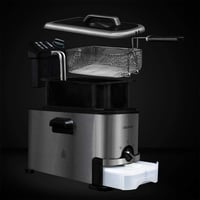 Friteuză electrică Cecotec CleanFry 3000 ProFilter 3 litri, 2000 W, sistem de filtrare OilClean, filtru anti-miros, lavabilă în mașina de spălat vase 6