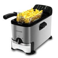 Friteuză electrică Cecotec CleanFry 3000 ProFilter 3 litri, 2000 W, sistem de filtrare OilClean, filtru anti-miros, lavabilă în mașina de spălat vase 1