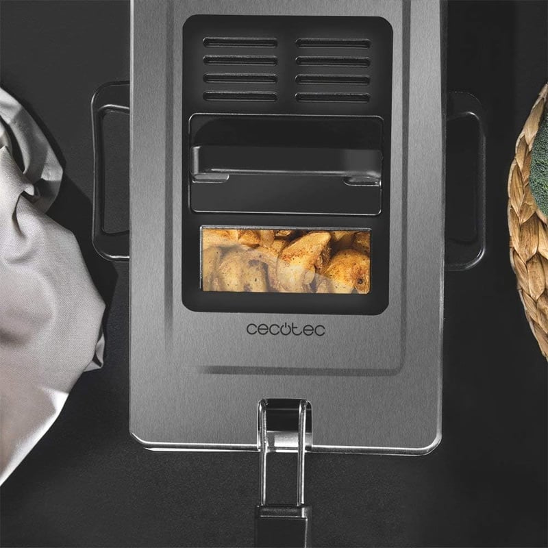 Cecotec CleanFry 3L rozsdamentes olajsütő 190°C-ig, mosogatógépben mosható tálcával
