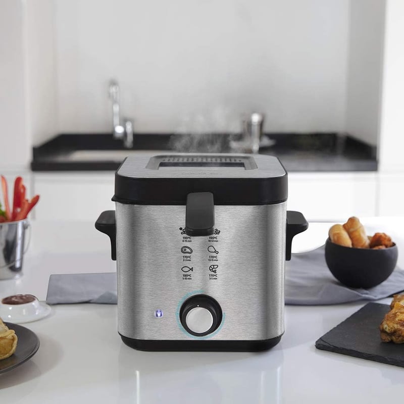 Cecotec CleanFry Infinity 1500 mélysütő 1,5L, 190°C, 30 perces időzítő, fekete