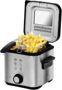 Cecotec CleanFry Infinity 1500 mélysütő 1,5L, 190°C, 30 perces időzítő, fekete 1