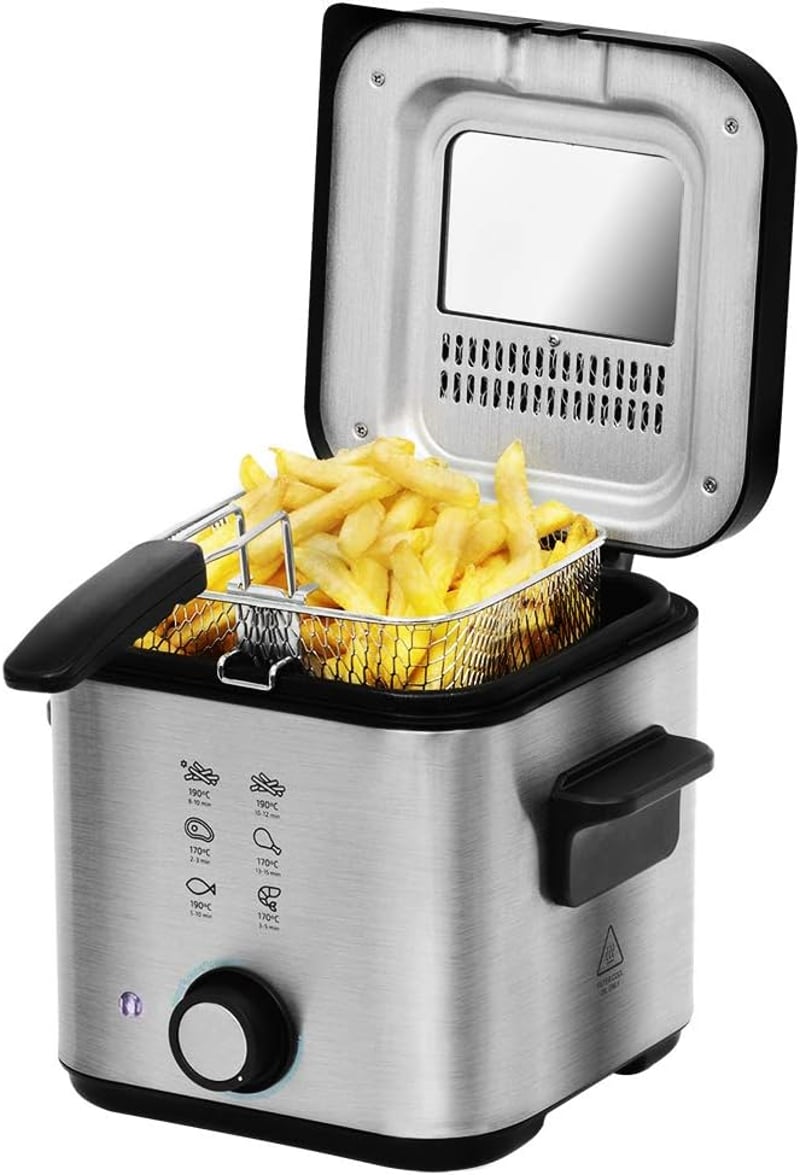 Cecotec CleanFry Infinity 1500 mélysütő 1,5L, 190°C, 30 perces időzítő, fekete