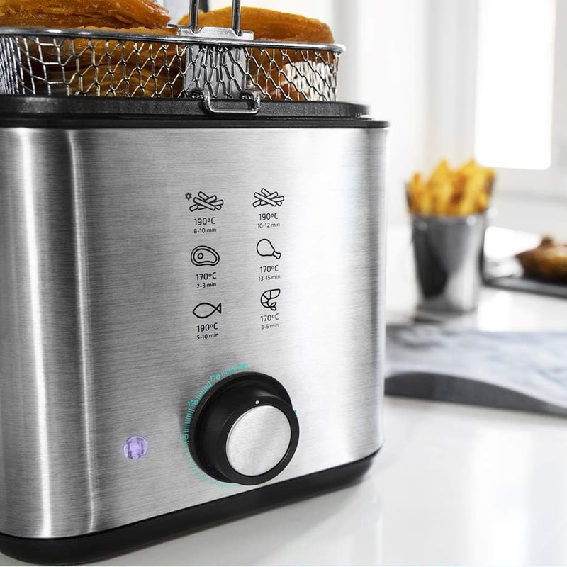 Cecotec CleanFry Infinity 1500 mélysütő 1,5L, 190°C, 30 perces időzítő, fekete