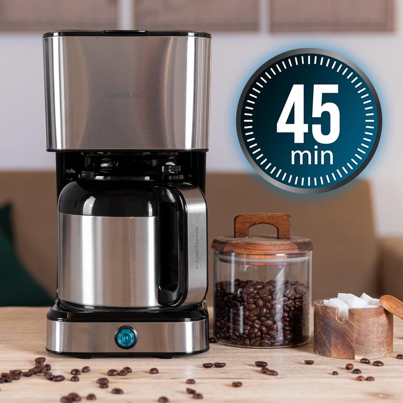Cecotec Coffee 66 Drop csepegtetős kávéfőző 950W, 1,2L, 10 csészés, Extreme Aroma technológia
