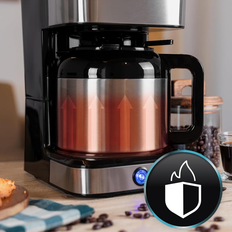 Cecotec Coffee 66 Drop csepegtetős kávéfőző 950W, 1,2L, 10 csészés, Extreme Aroma technológia