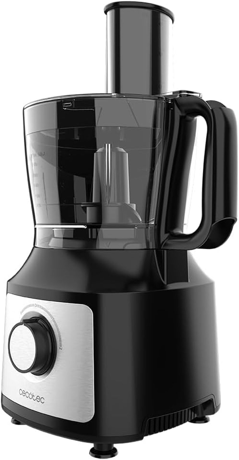 Cecotec Comino 1000 Konyhai Robotgép 1000W, 2 Sebesség, 2L Tál, Aprító és Keverő Kés