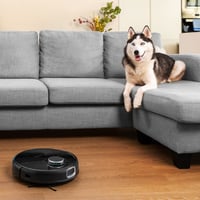 Robot aspirator și mop Cecotec Conga 8090 Ultra T – 12000 Pa, navigație laser, RoomPlan 3.0, perie Jalisco, perie pentru păr de animale, aplicație și 2