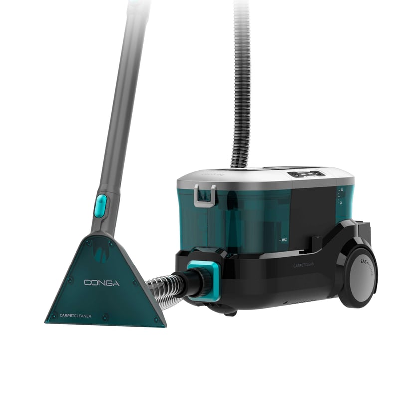 Aspirator pentru curățarea covoarelor și tapițeriei Cecotec Conga CarpetClean 10000 EasyHome, 800 W, rezervor apă curată 3 L, rezervor apă murdară 1,5 L, sistem multi-suprafețe