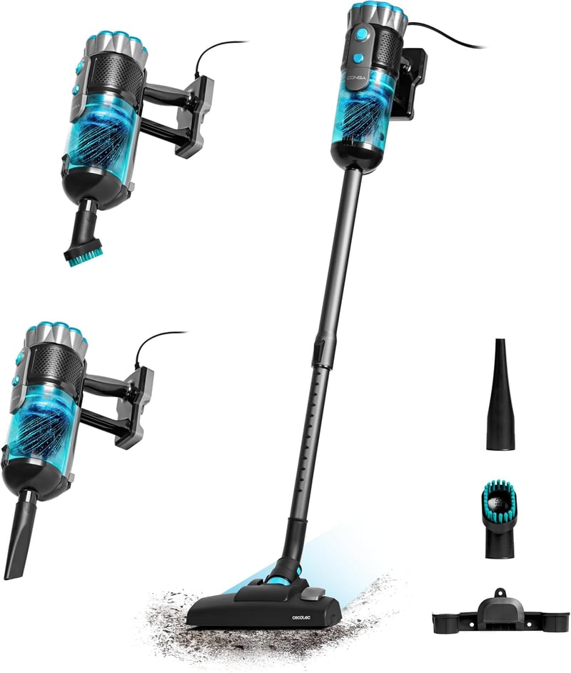 Cecotec Conga Popstar 600 Vital 600W porszívó ciklonos technológiával, 18 kPa teljesítmény