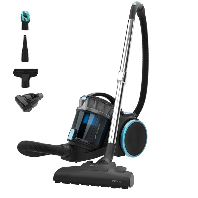 Aspirator fără sac Cecotec Conga Rockstar Multicyclonic XXL Animal 800W 20kPa 4L, tub telescopic, accesorii pentru animale de companie, rază de acțiune 9m
