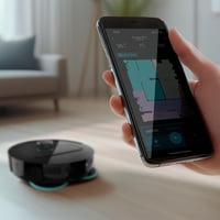 Robotický vysávač a mop Cecotec Conga X50 X-Treme, automatická vyprázdňovacia stanica, laserová navigácia, 15 000 Pa, výdrž batérie 240 minút, základňa s 3 nádržami, aplikácia 7