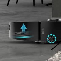 Robotický vysávač a mop Cecotec Conga X50 X-Treme, automatická vyprázdňovacia stanica, laserová navigácia, 15 000 Pa, výdrž batérie 240 minút, základňa s 3 nádržami, aplikácia 8