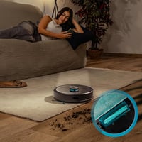 Cecotec Conga Y50 X-Treme robotski usisavač i brisač s bazom za automatsko pražnjenje, laserska navigacija, usisna snaga 5000 Pa, spremnik od 3L, višenamjenska četka, aplikacija 8