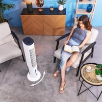 Răcitor de aer evaporativ tip turn Cecotec EnergySilence 2000 Cool, 60W, rezervor 2L, 3 viteze, oscilație 60°, flux de aer 800 m3/h 4