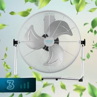 Ventilator Industrial Cecotec EnergySilence 4100 Pro, 100 W, 3 Palete Metalice 18 Inch, Motor din Cupru, 3 Viteze, Unghi de Înclinare Reglabil, Sistem de Siguranță 5