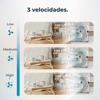 Ventilator Industrial Cecotec EnergySilence 5000 Pro, 120 W, 3 Palete Metalice 51 cm (20"), Motor din Cupru, 3 Viteze, Înclinare Reglabilă, Finisaj Cromat 4