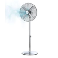 Stojanový ventilátor Cecotec EnergySilence 600 Woodstyle, 50 W, 16", drevený dizajn, 4 lopatky, 3 rýchlosti, oscilácia, nastaviteľná výška 1