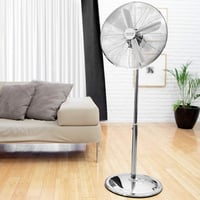 Stojanový ventilátor Cecotec EnergySilence 600 Woodstyle, 50 W, 16", drevený dizajn, 4 lopatky, 3 rýchlosti, oscilácia, nastaviteľná výška 2