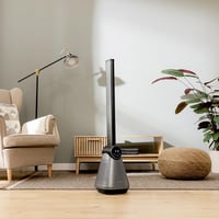 Bezvrtuľový stĺpový ventilátor Cecotec EnergySilence 9890 Skyline, 100 cm, 50 W, dotykový LED displej, diaľkové ovládanie, 3 režimy, 3 rýchlosti, 15-hodinový časovač, oscilácia 40 stupňov 3