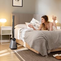 Bezvrtuľový stĺpový ventilátor Cecotec EnergySilence 9890 Skyline, 100 cm, 50 W, dotykový LED displej, diaľkové ovládanie, 3 režimy, 3 rýchlosti, 15-hodinový časovač, oscilácia 40 stupňov 9