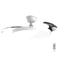 Stropný ventilátor so svetlom Cecotec EnergySilence Aero 300 Air Invisible, so zasúvateľnými lopatkami, 30W DC motorom, diaľkovým ovládaním, 6 rýchlosťami, 4-hodinovým časovačom a funkciou leto-zima 1