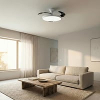 Stropný ventilátor so svetlom Cecotec EnergySilence Aero 300 Air Invisible, so zasúvateľnými lopatkami, 30W DC motorom, diaľkovým ovládaním, 6 rýchlosťami, 4-hodinovým časovačom a funkciou leto-zima 2